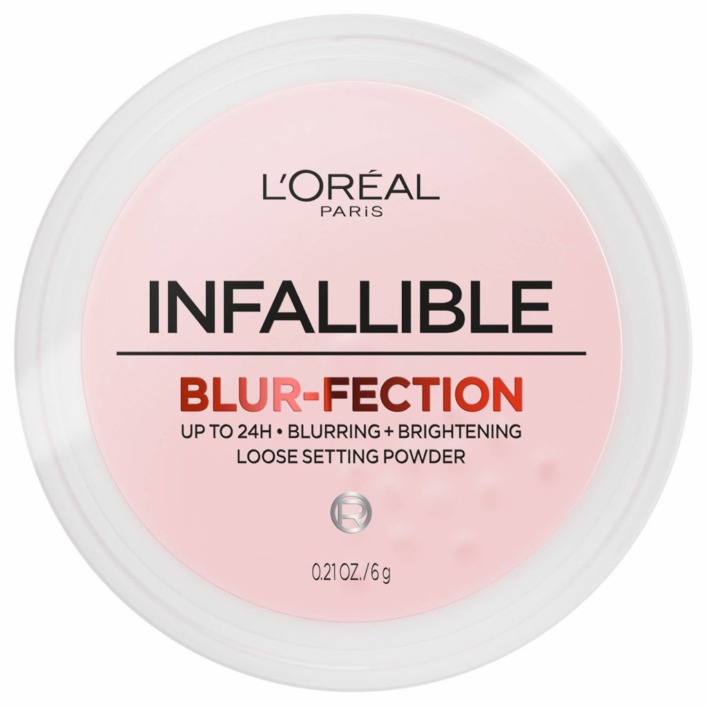 ⭐ L’Oréal Infallible Blur-Fection Loose Setting Powder – Light Pink ✨