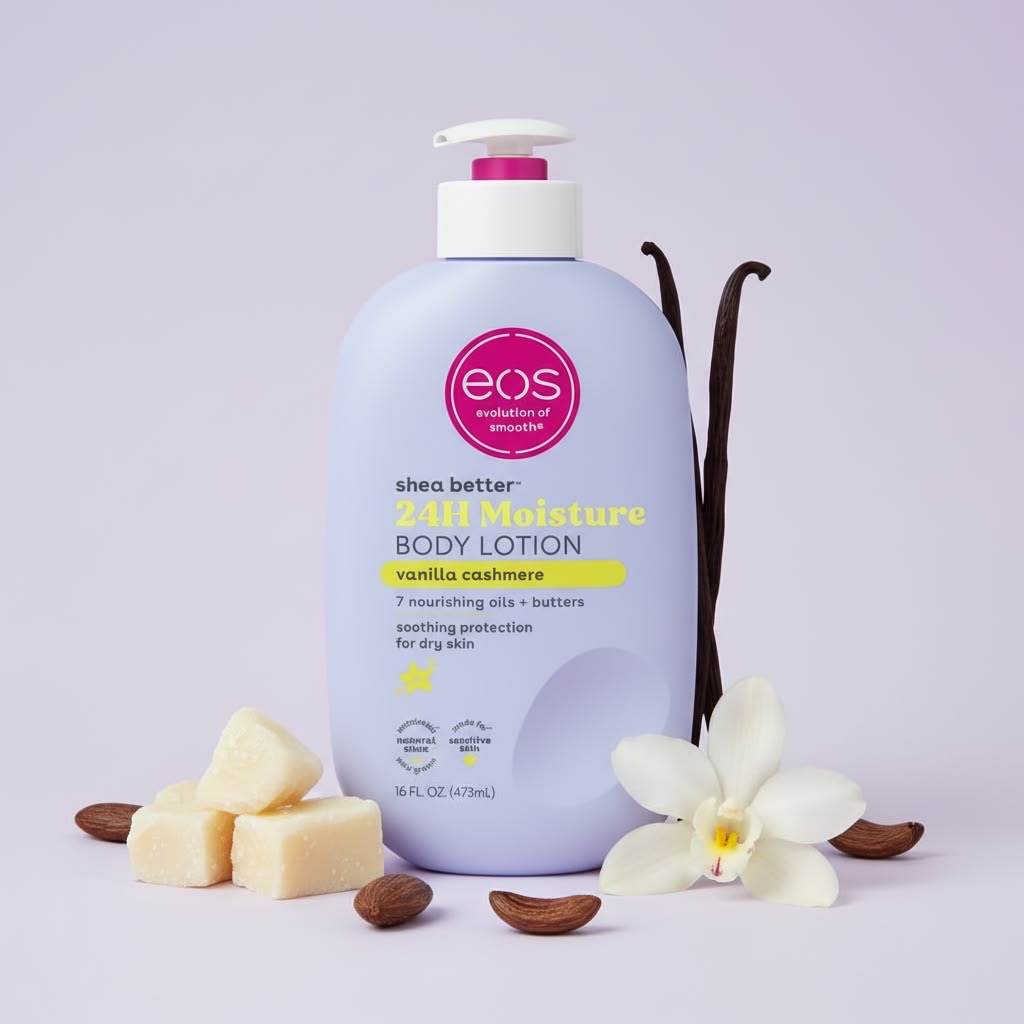⭐ eos Shea Better 24H Moisture Body Lotion – Vanilla Cashmere ✨