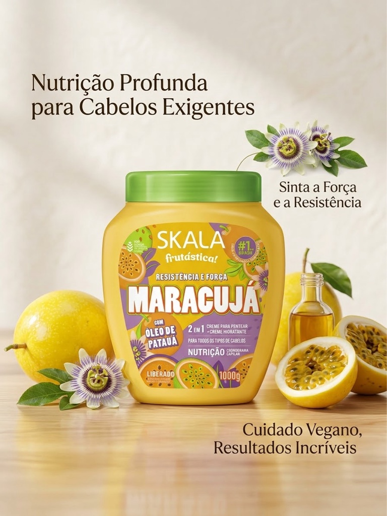 Skala Maracujá creme capilar