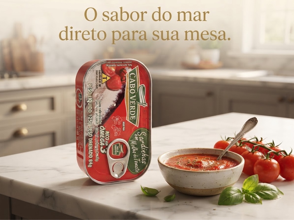 Cabo Verde sardinha em óleo de tomate