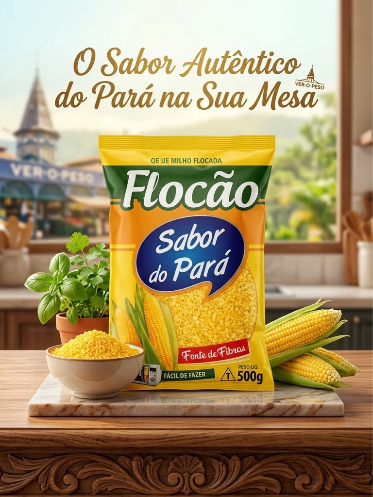 Flocão de milho Sabor do Pará
