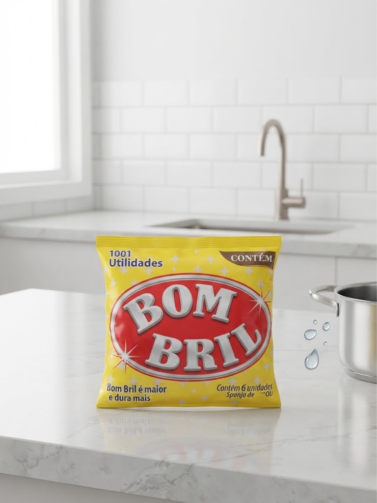Bom Bril esponja de aço