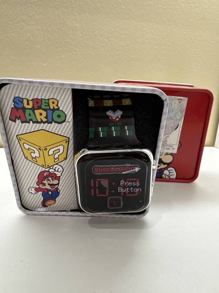 Super Mario reloj digital