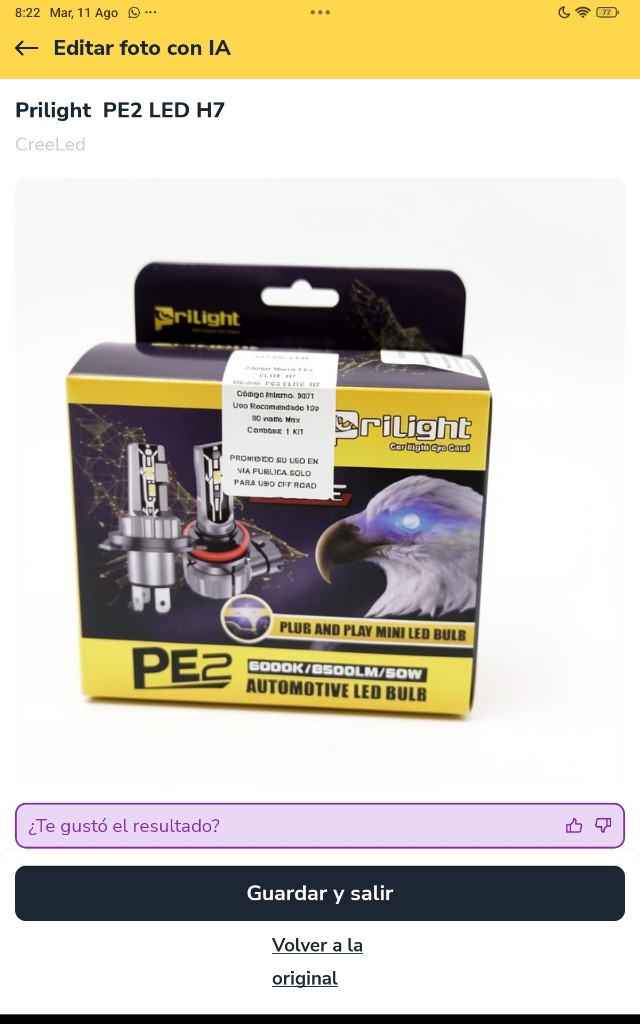 Prilight PE2 LED 9005