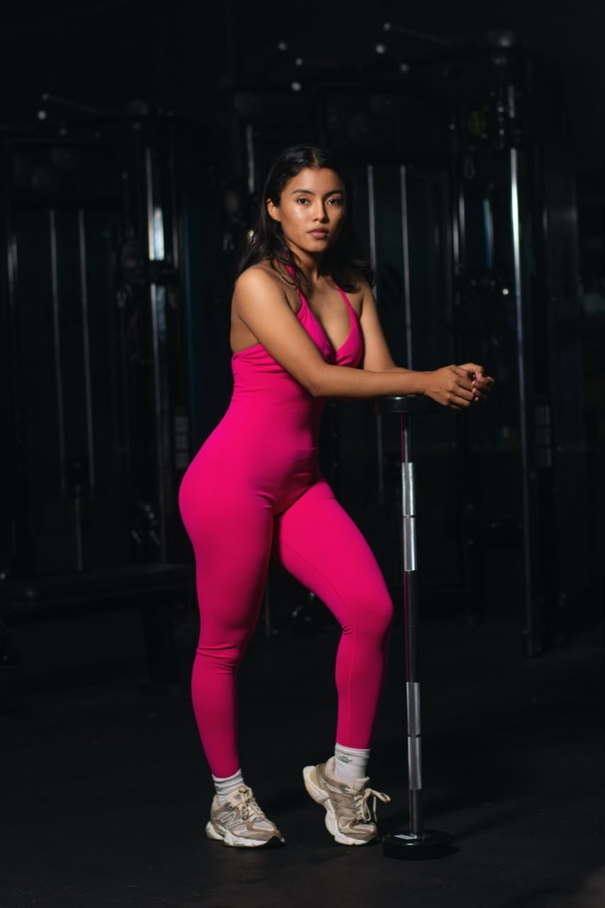 Musera Contour Biker Bodysuit S Rosado
