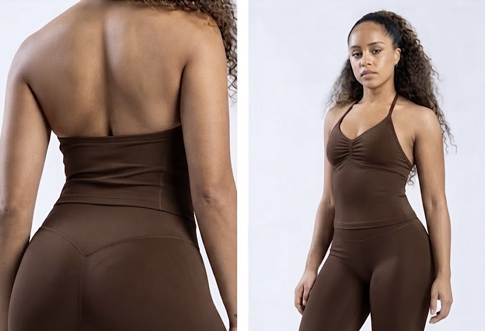 Contour Halter Tank S Café