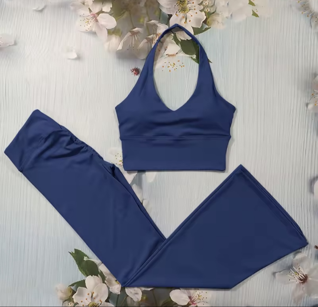 Contour Flare Halter Set S Azul