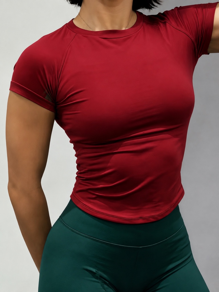 Essential Camisa Deportiva M RoJo