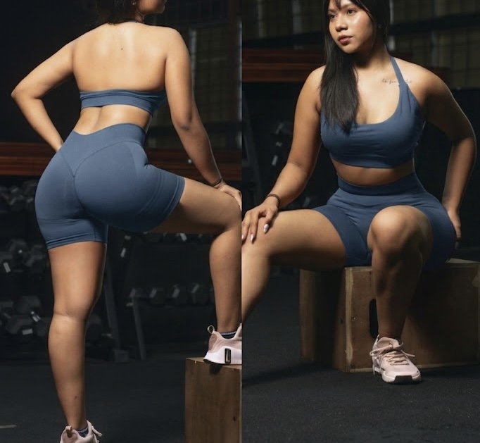Contour Open Back Set S Azul