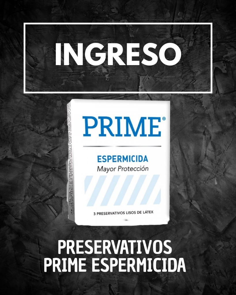 Preservativos Prime Espermicida