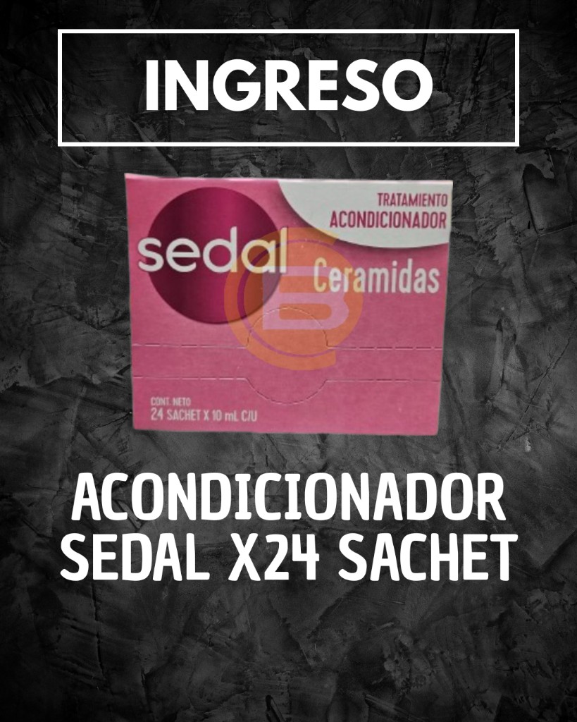 Acondicionador Sedal Sachet x24u Ceramidas
