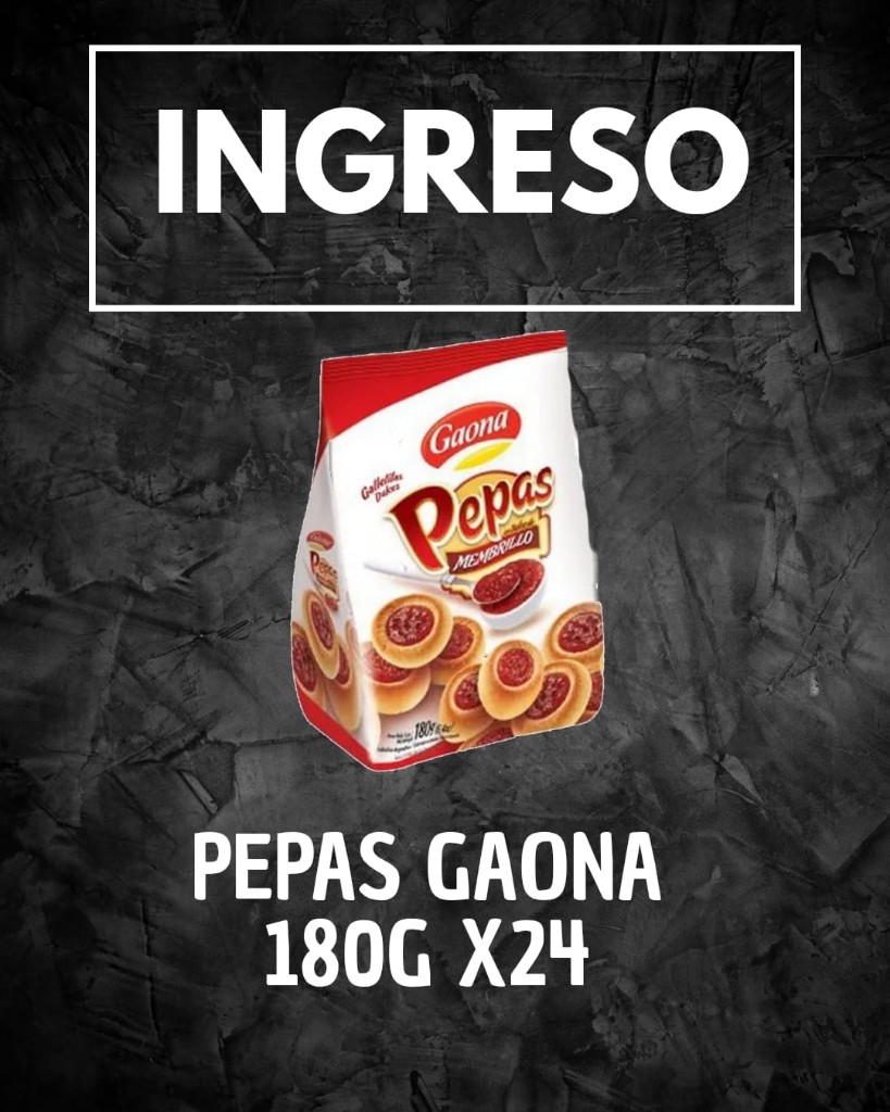 Galletitas Pepas Gaona180gr
