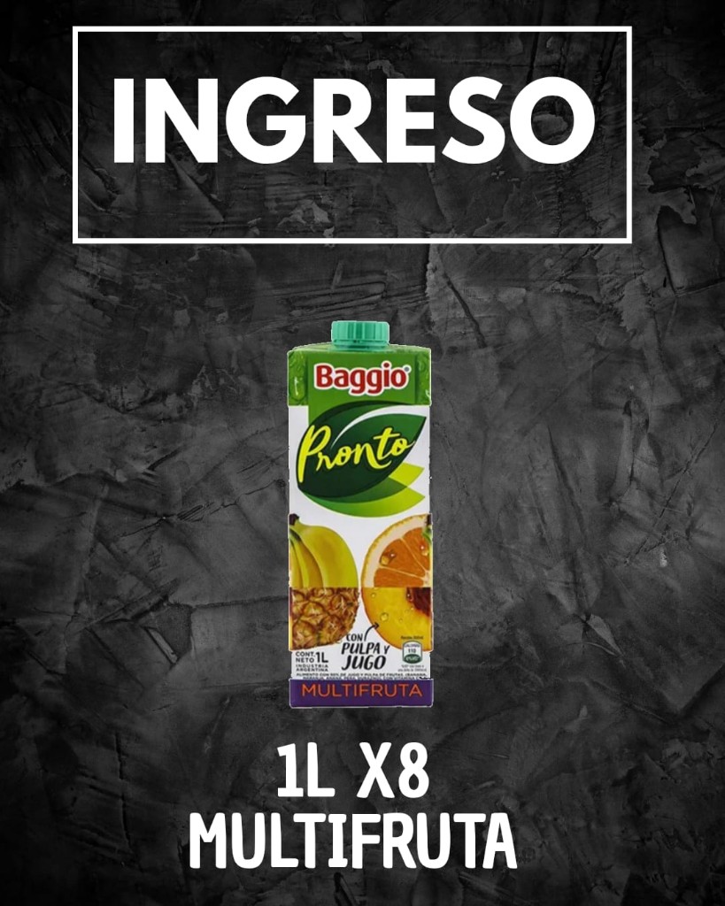 Jugo Baggio Pronto 1lt Multi fruta