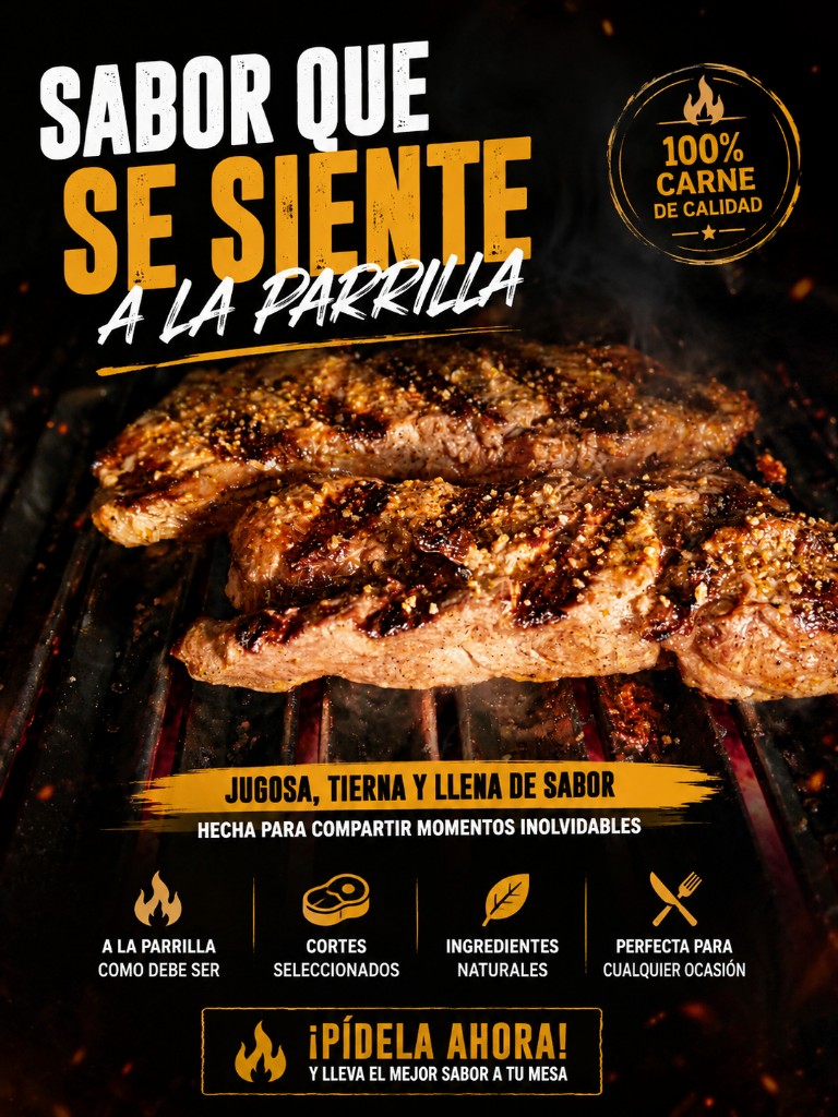 Carne a la parrilla
