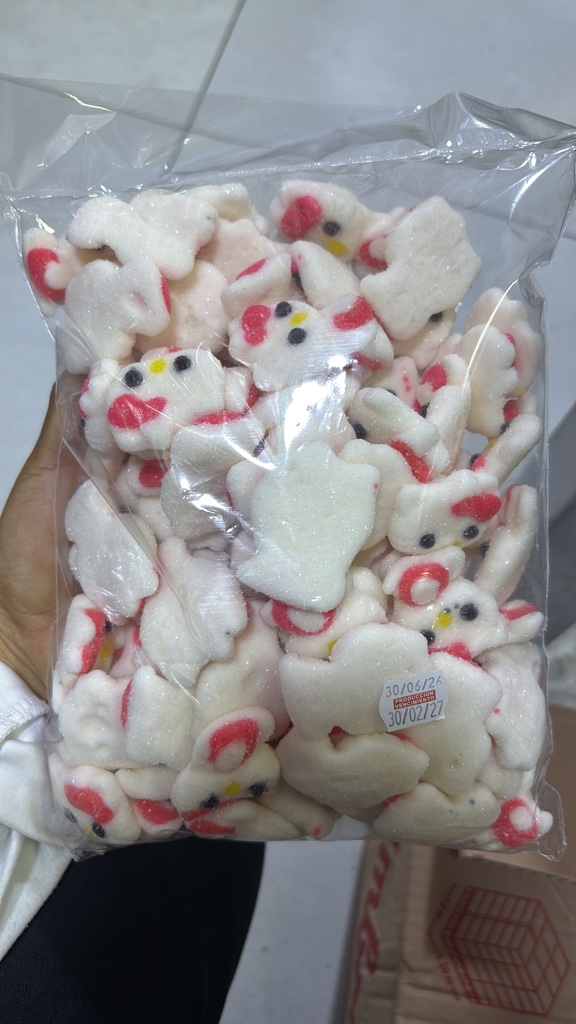 Gomita hello Kitty cuerpo entero