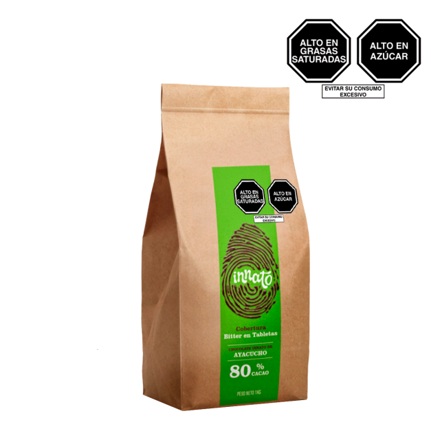 Cobertura con 80% de cacao