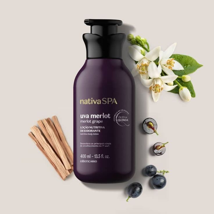 Hidratante nativa spa uva merlot 400ml