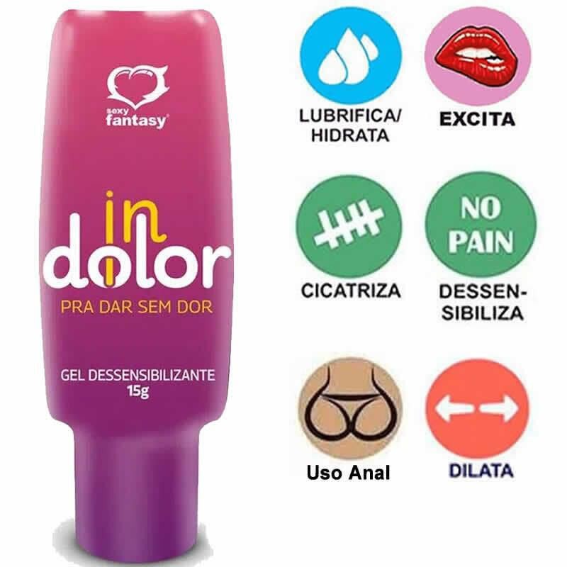 In Dolor gel rosa 15g