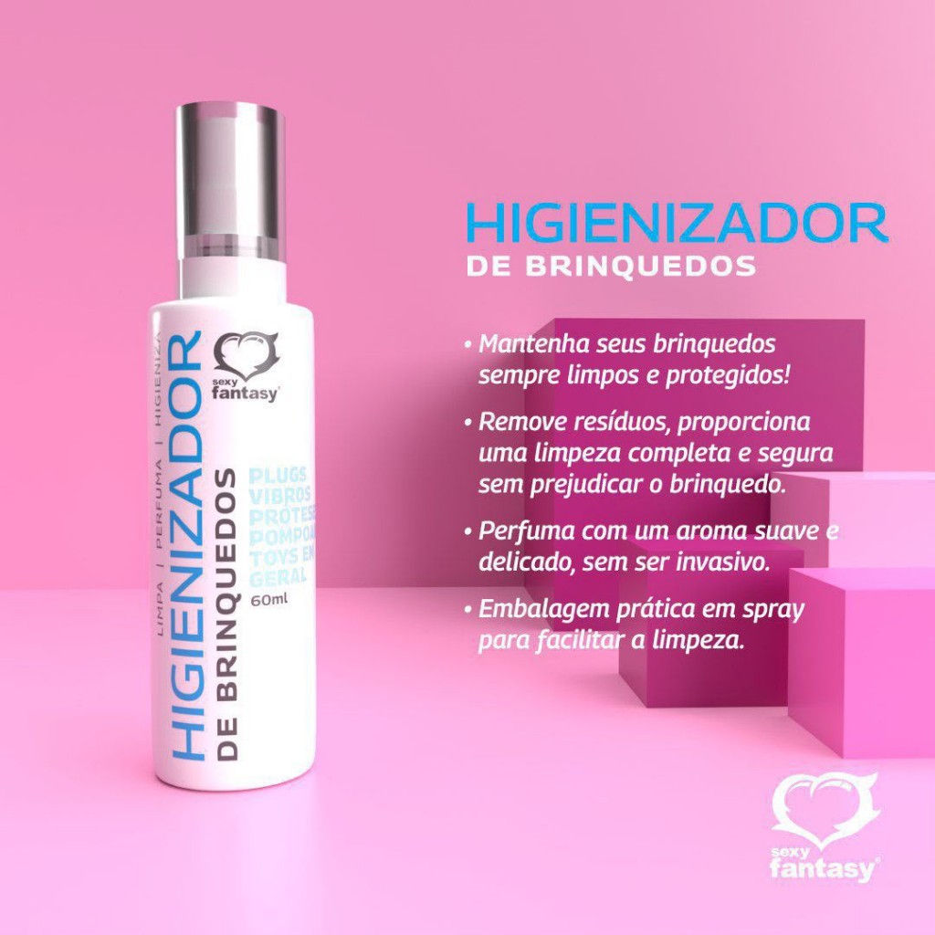 Sexy Fantasy Higienizador de Brinquedos 60ml