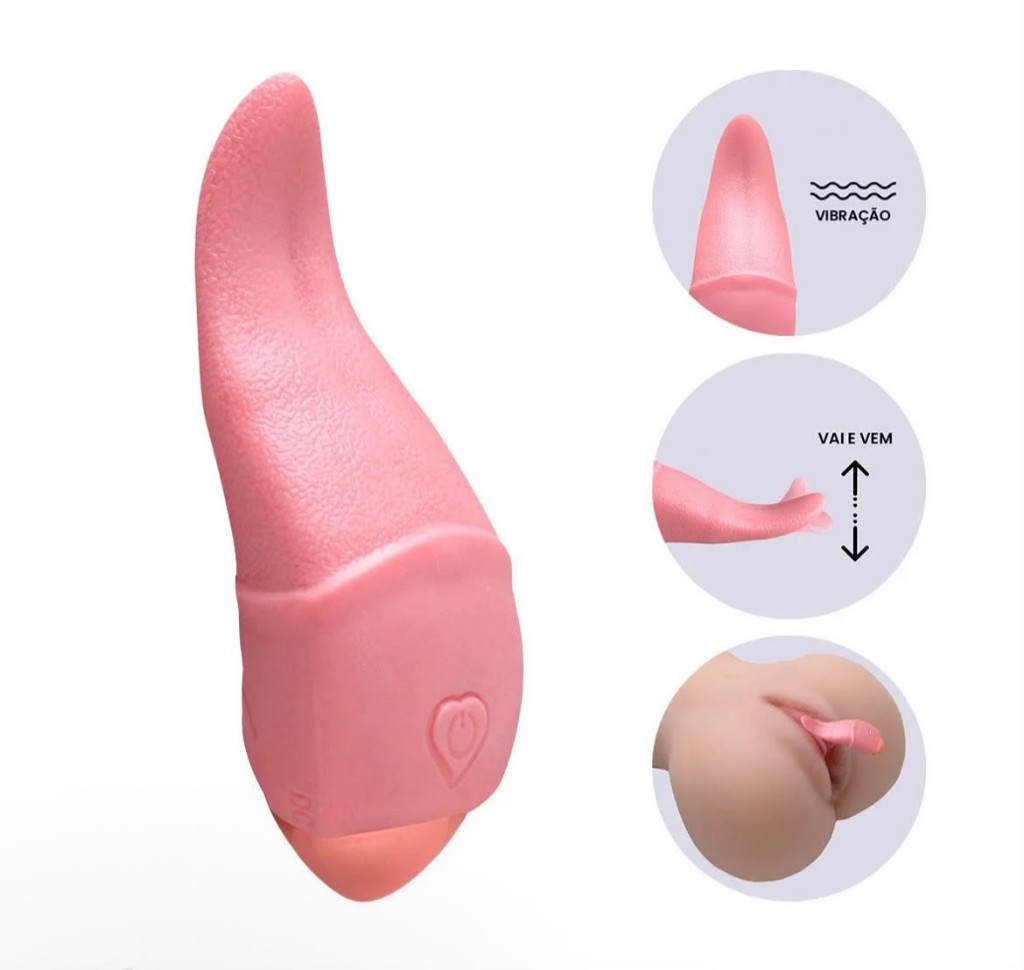 Vibrador rosa compacto