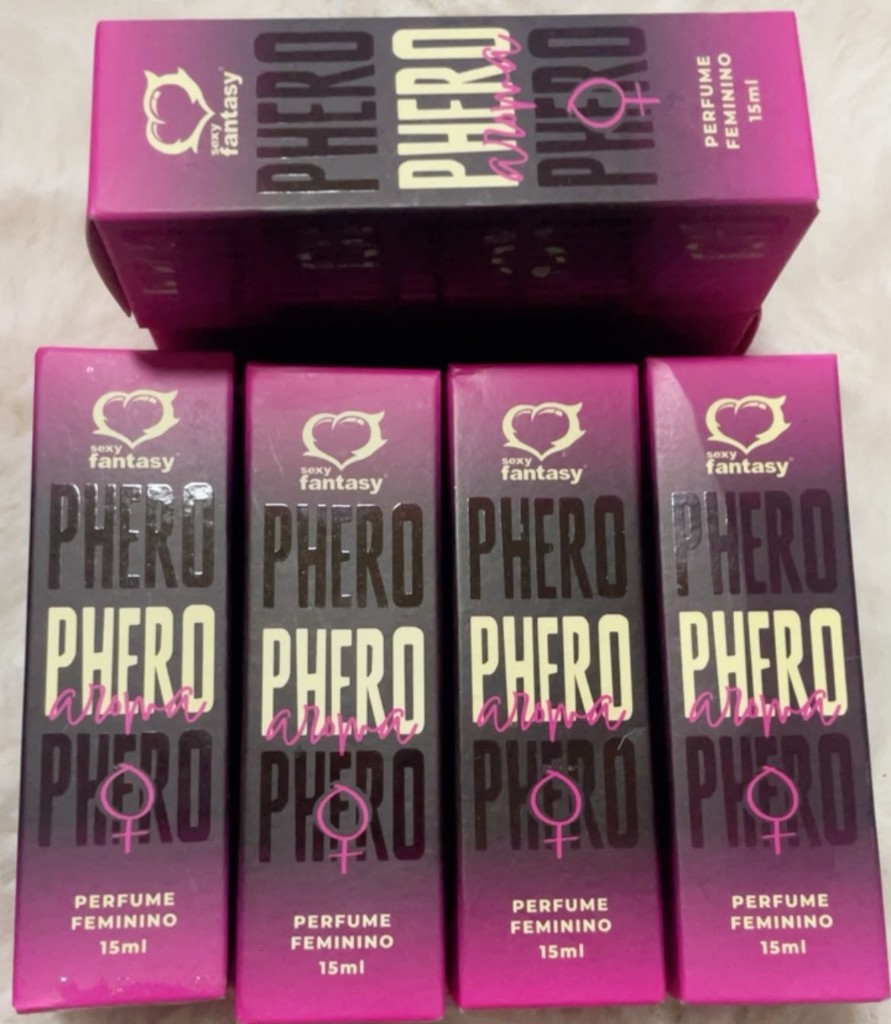 Sexy Fantasy Phero Aroma perfume feminino rosa 15ml