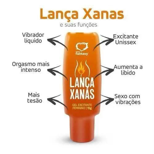 Lança Xanas gel excitante laranja