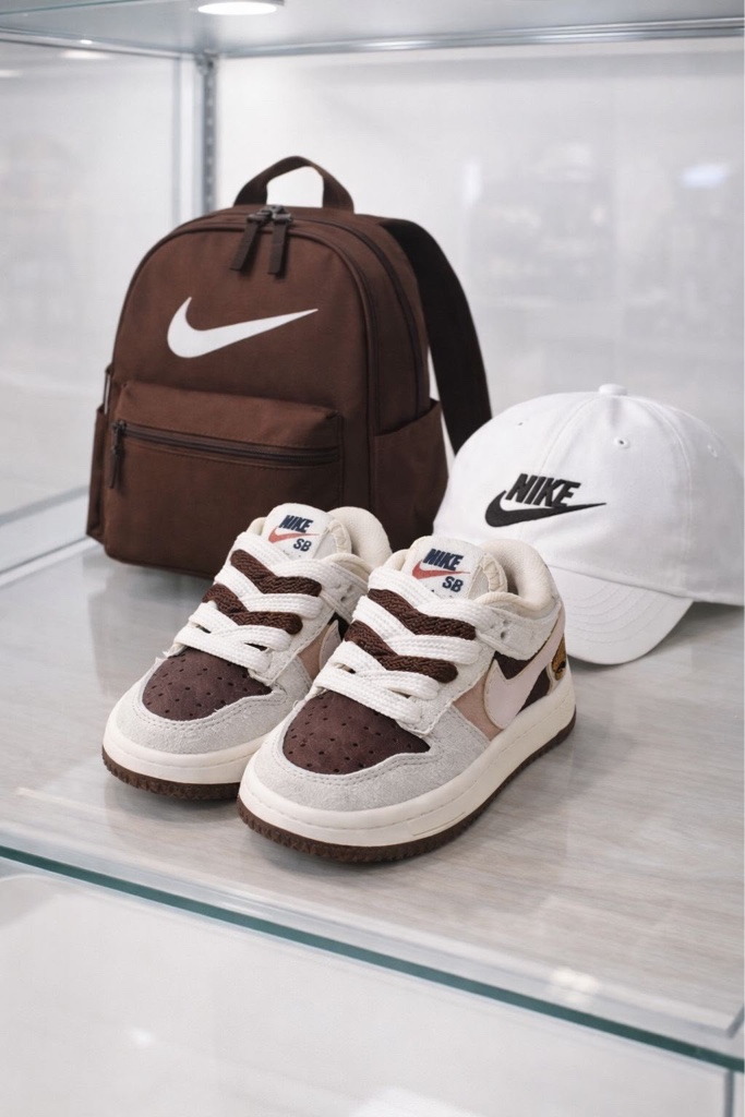 Nike marron blanco mochila