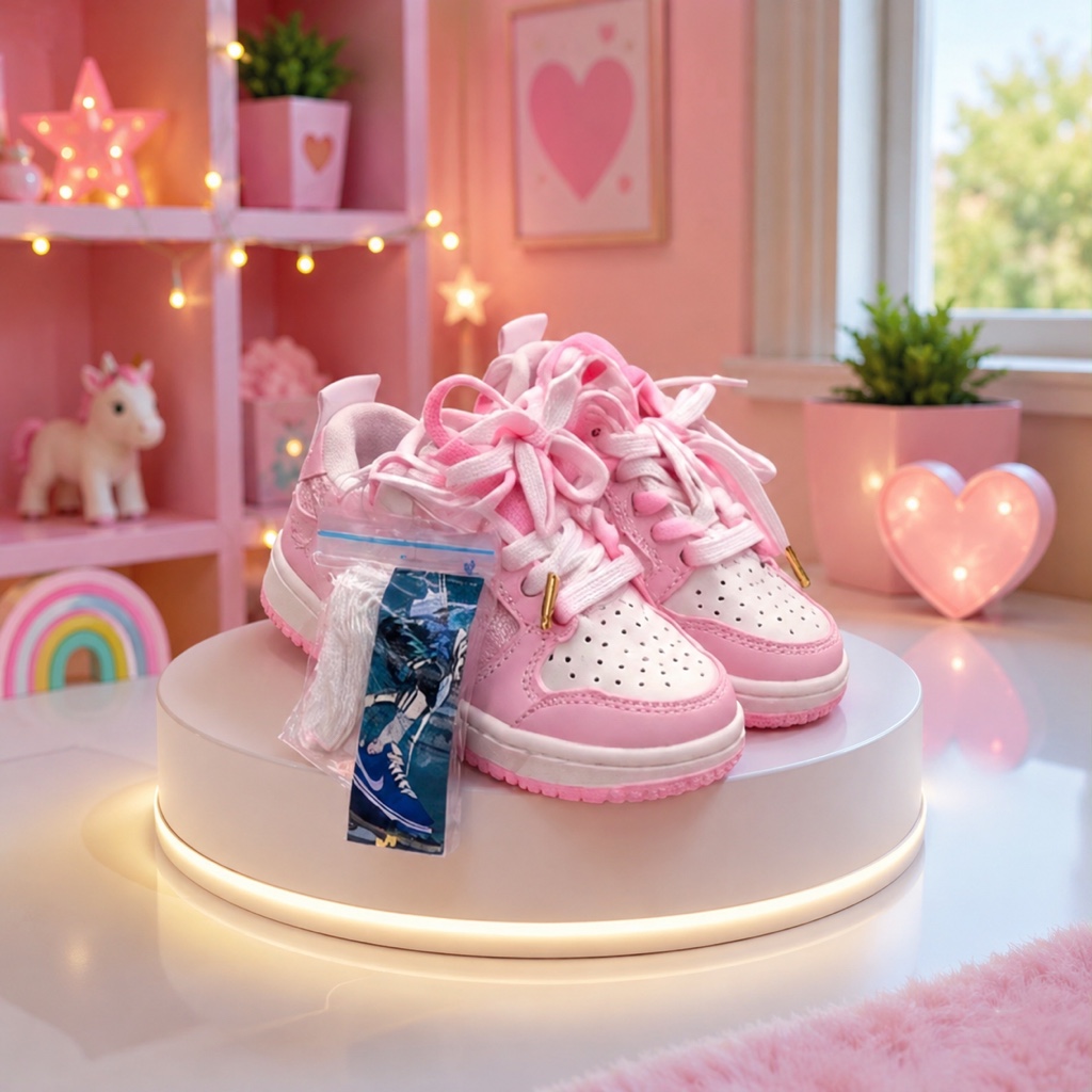 Tenis rosas infantiles