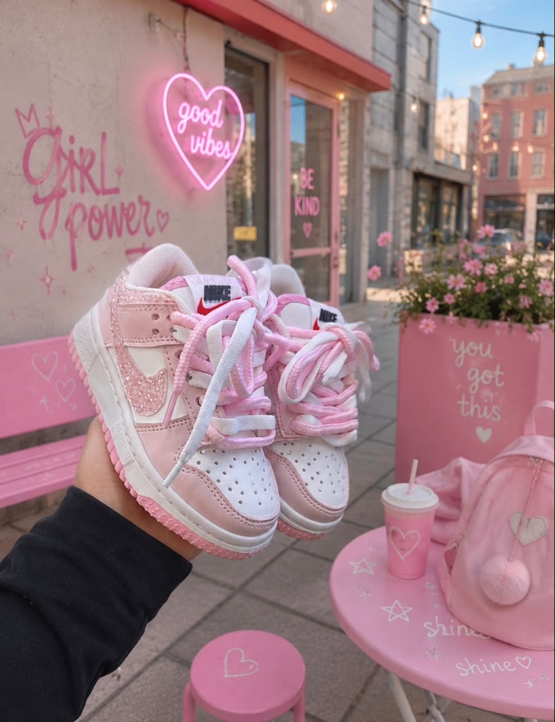 Nike rosados niña