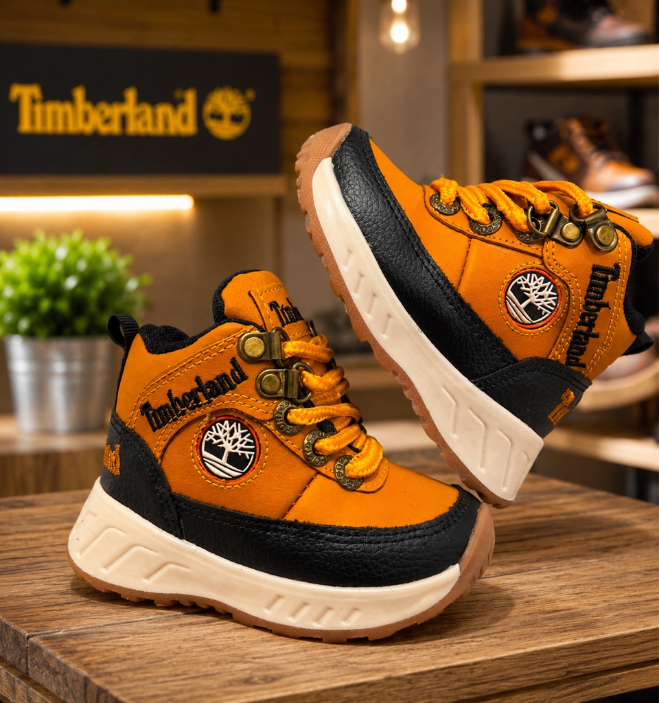 Timberland botines naranjas