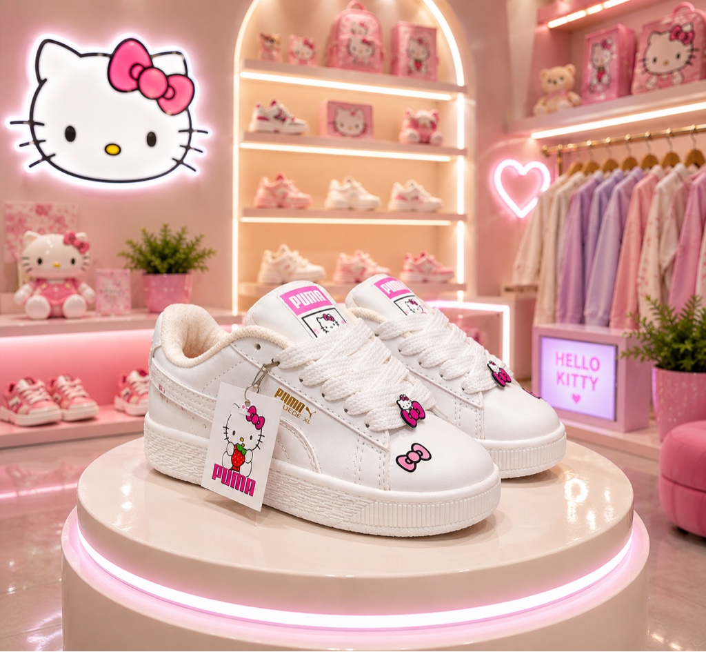 Nike tenis blancos y beige puma