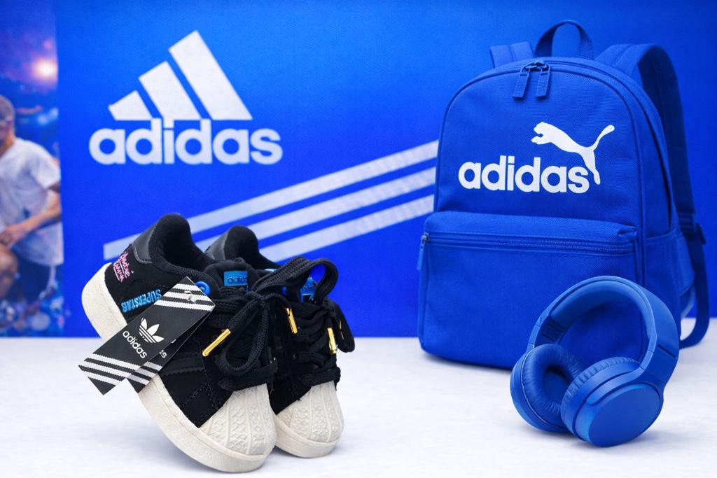 Adidas azul accesorios