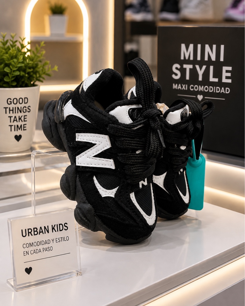 Urban Kids tenis negros