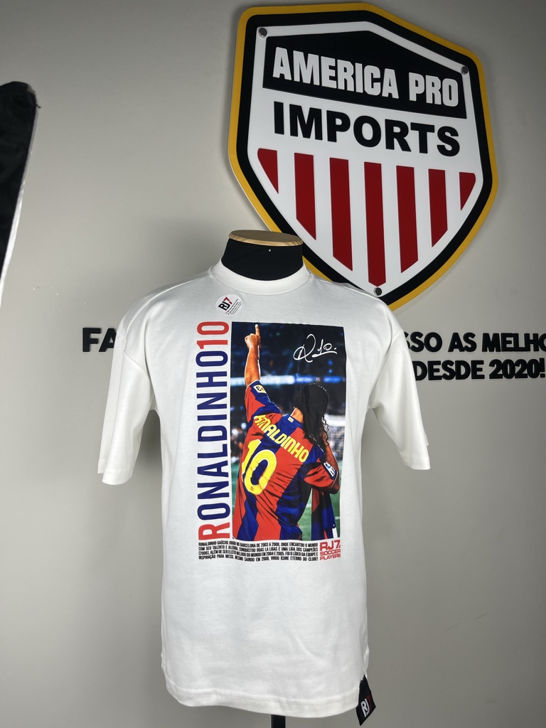 CAMISA OVERSIZE RJ 7 RONALDINHO