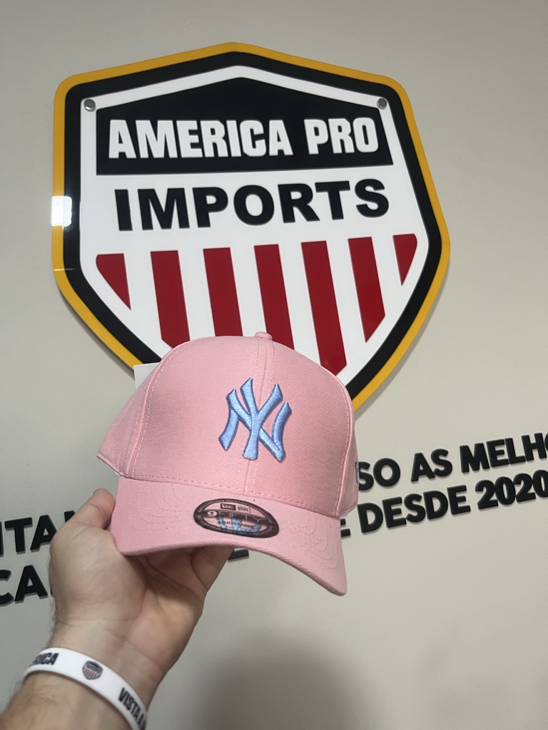 BONÉ NEW ERA ROSA/AZUL