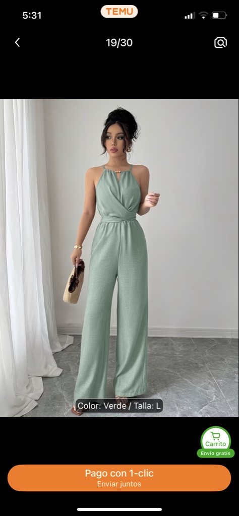 Jumper verde playero