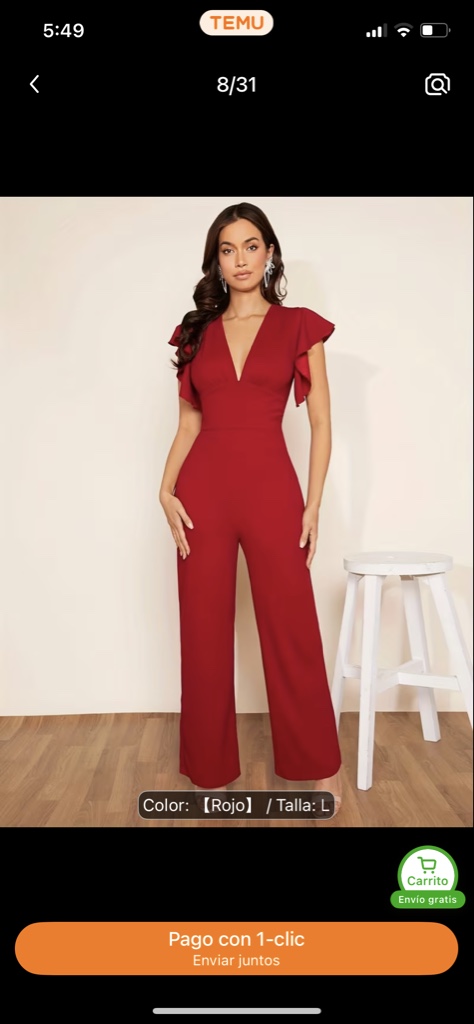 Jumper rojo ajustado