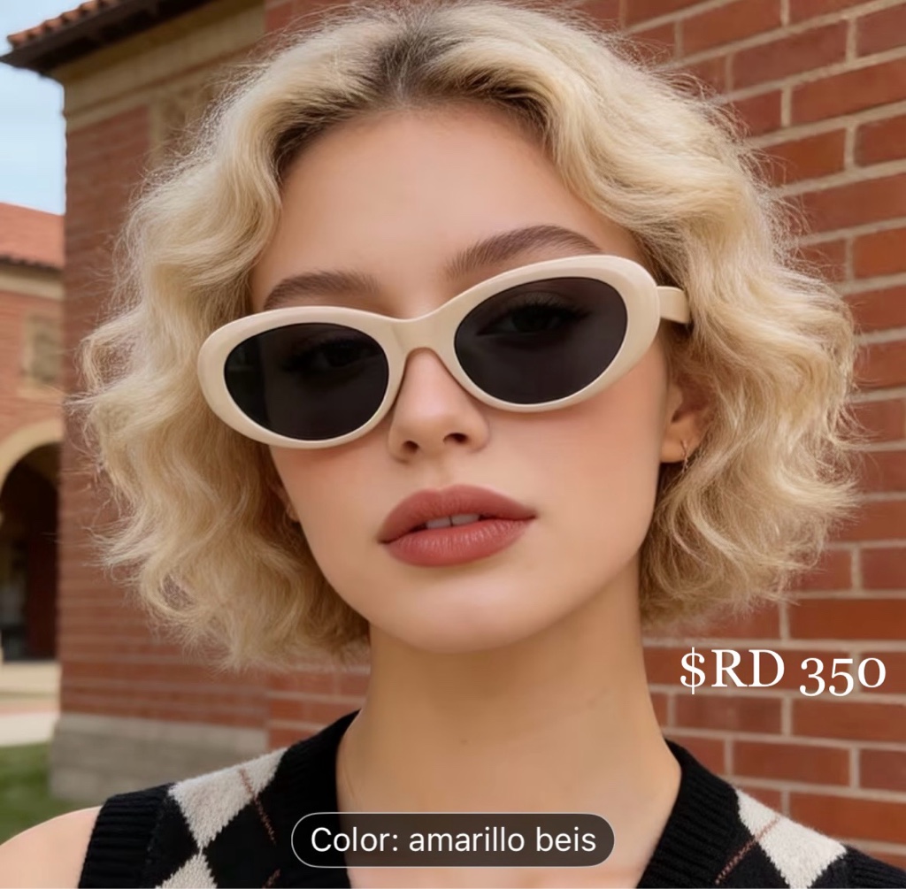 Gafas crema