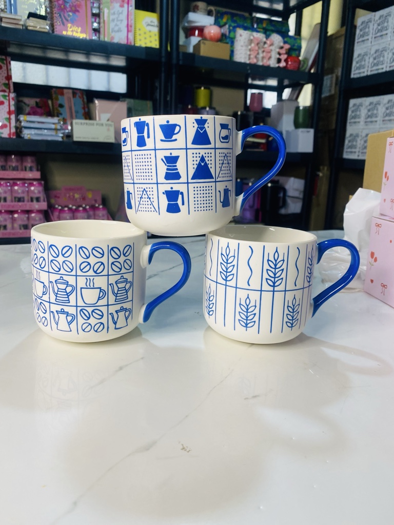 POZUELO BLANCOS ASA, AZUL VARIADOS