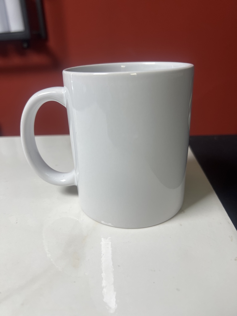 Taza blanca ceramica