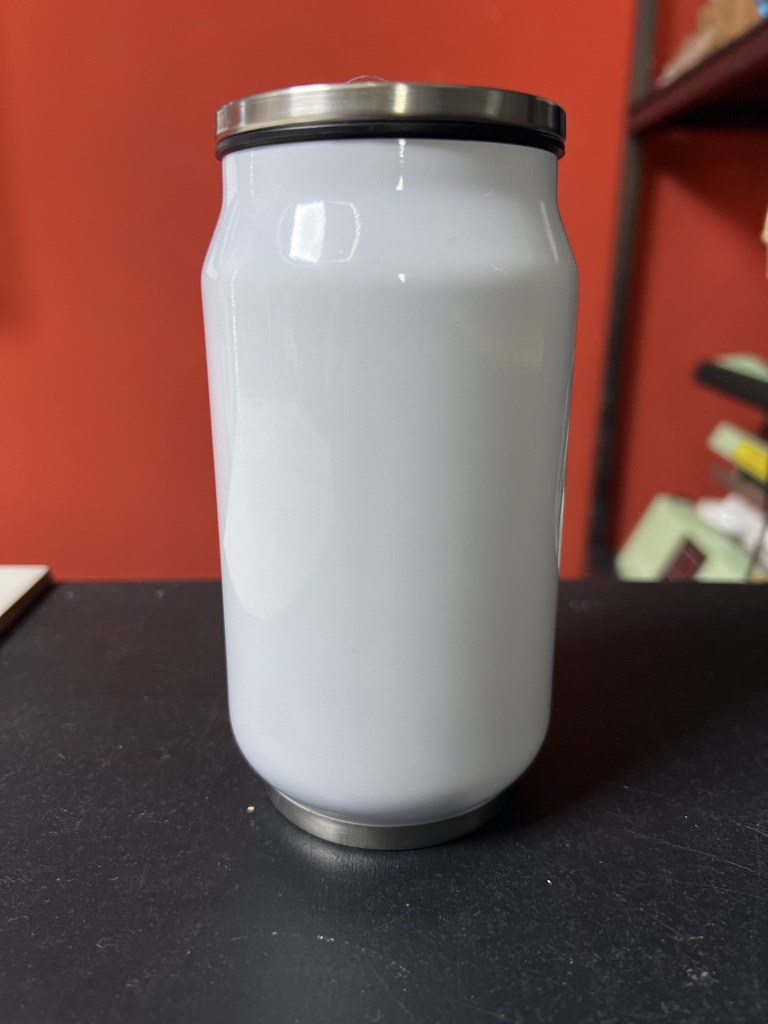 Lata de soda blanca sublimable 300ml