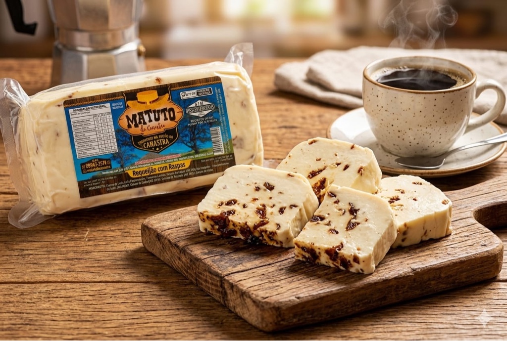 Queijo canastra com raspas Matuto