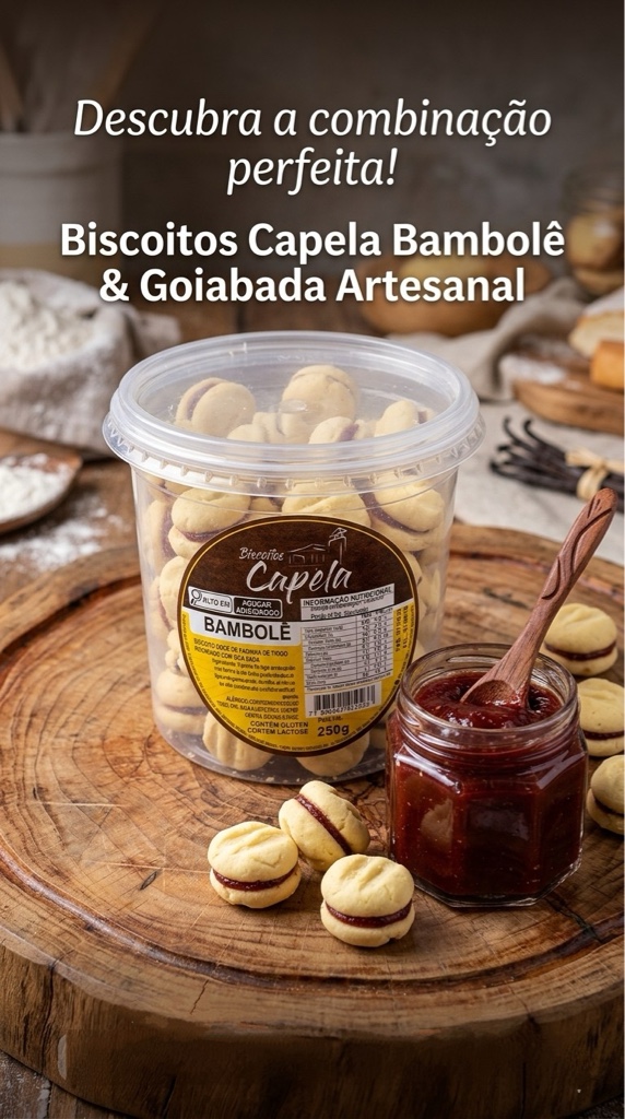 Capela Bambolê biscoitos 400gr
