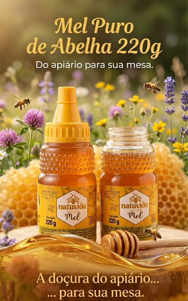 Mel puro 220g