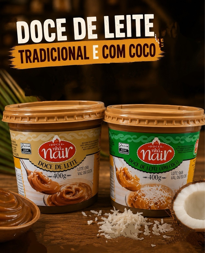 Doce de Leite Tradicional / com Coco 400g