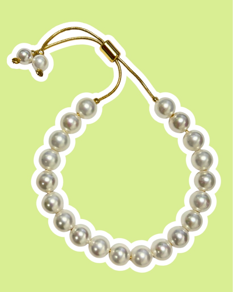 Pulsera ajustable en Perlas