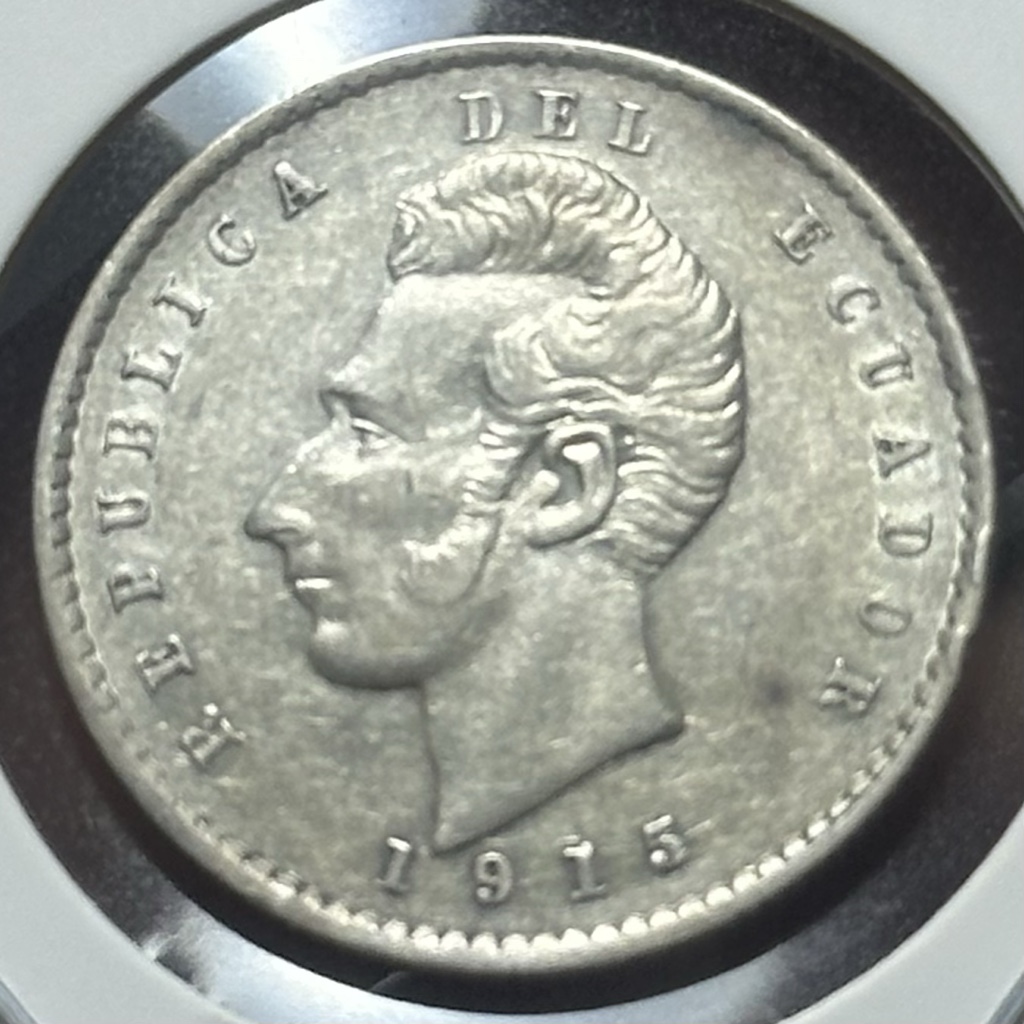 Ecuador Dos decimos 1915 Lima XF
