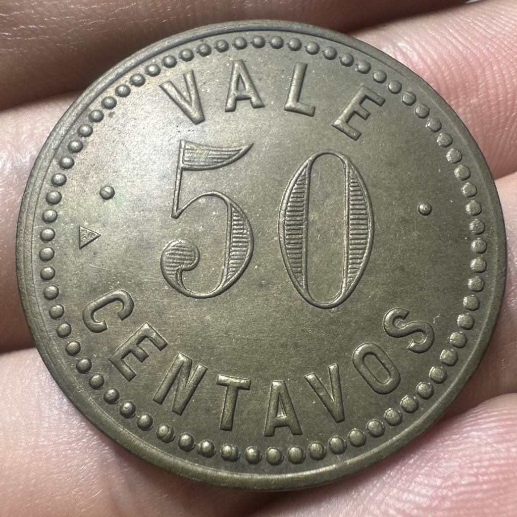 Ecuador Ficha de Hacienda Violeta 50 centavos