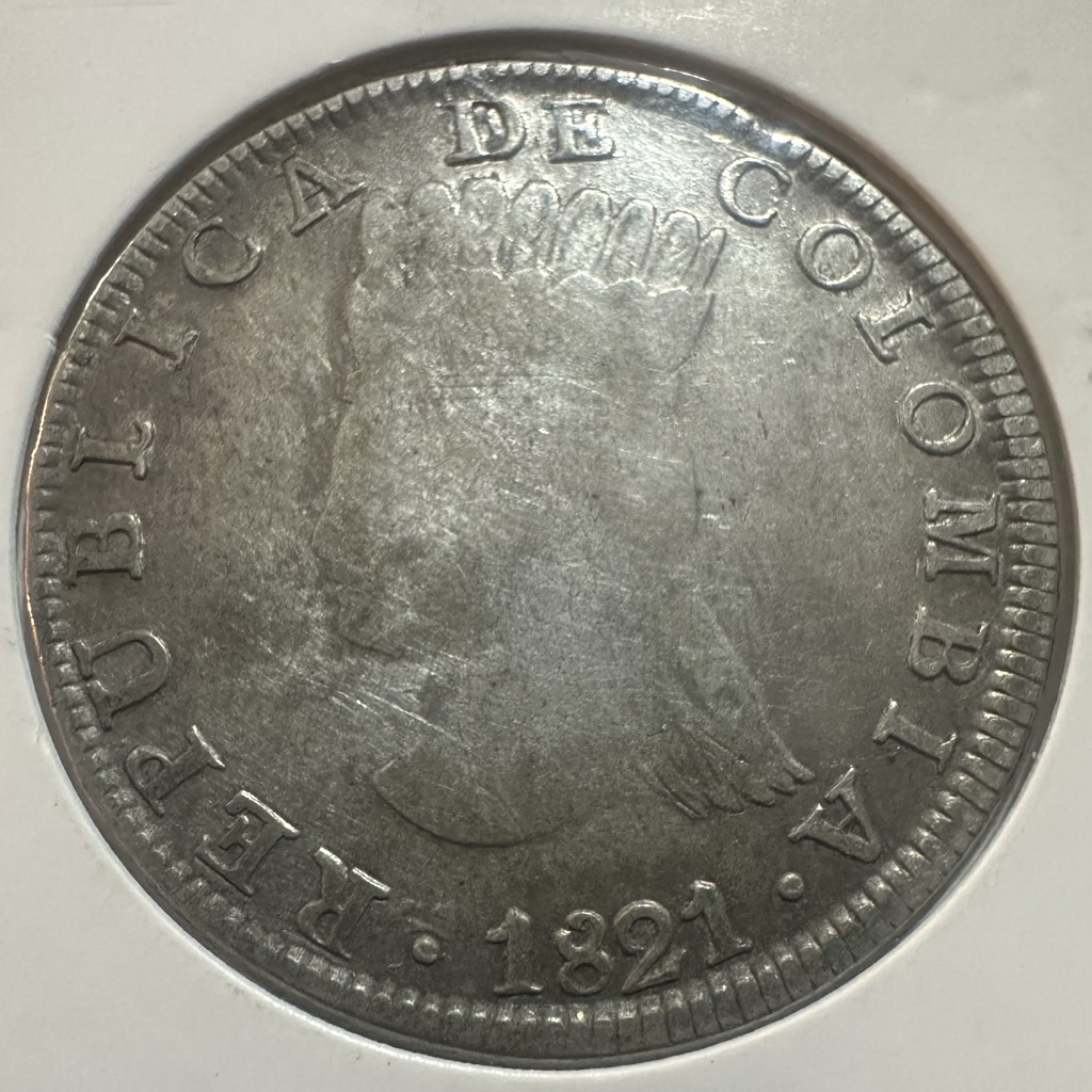 Colombia 8 reales 1821