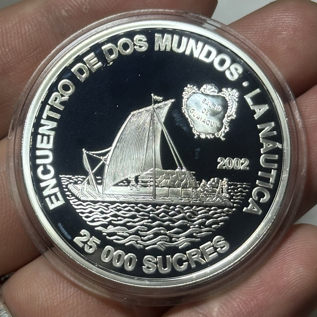 Ecuador 25000 sucres La náutica 2002